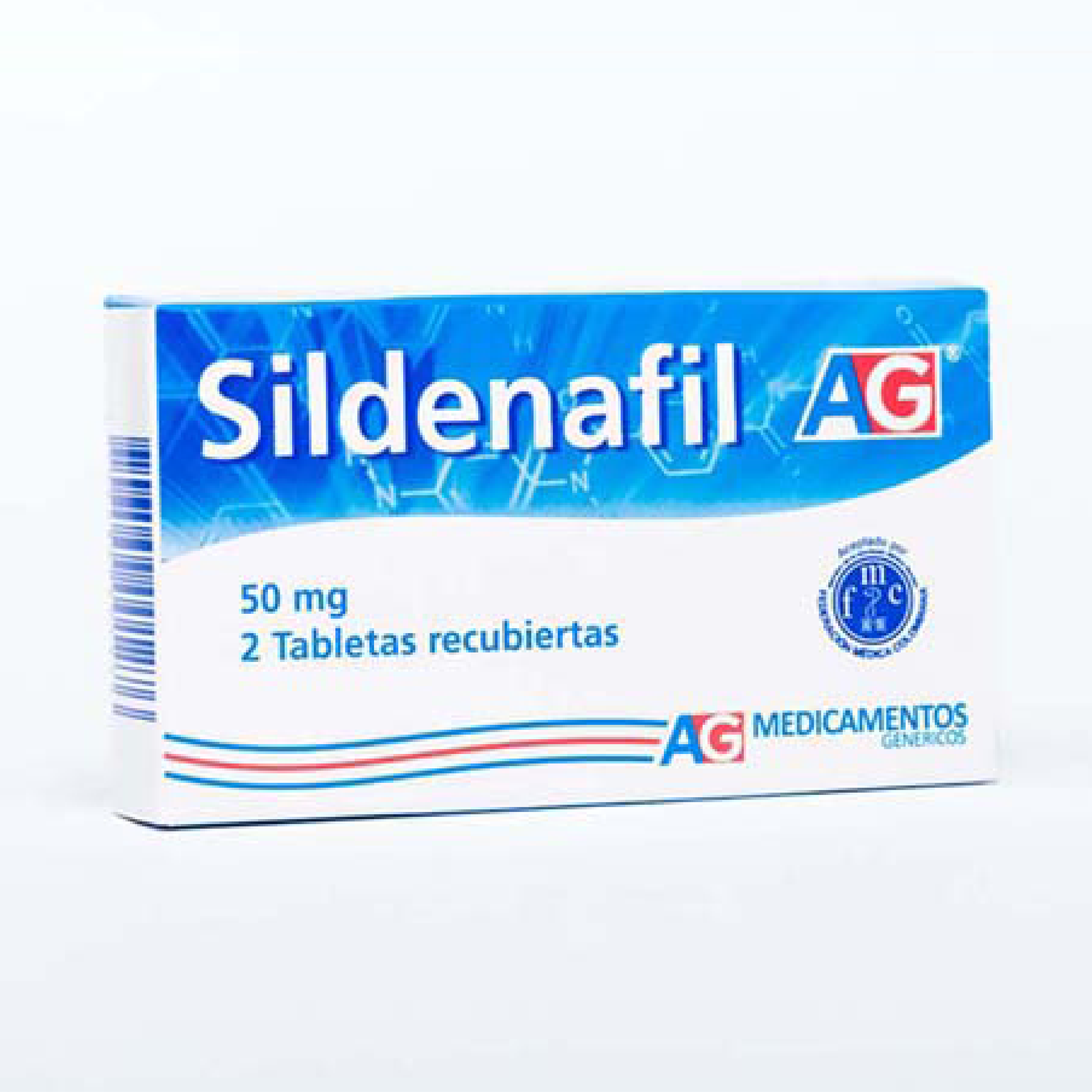 Sildenafilo 50 Mg X 2 Tabletas Recubiertas