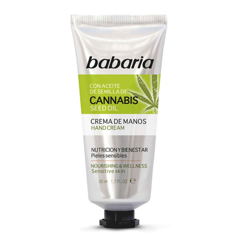 BABARIA CREMA DE MANOS CANNABIS  FRASCO X 50ML