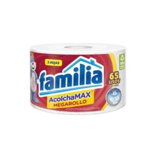 PAPEL HIGIENICO FAMILIA ACOLCHAMAX MEGAROLLO TRIPLE ROLLO X 39.9 MTS (FAMILIA)