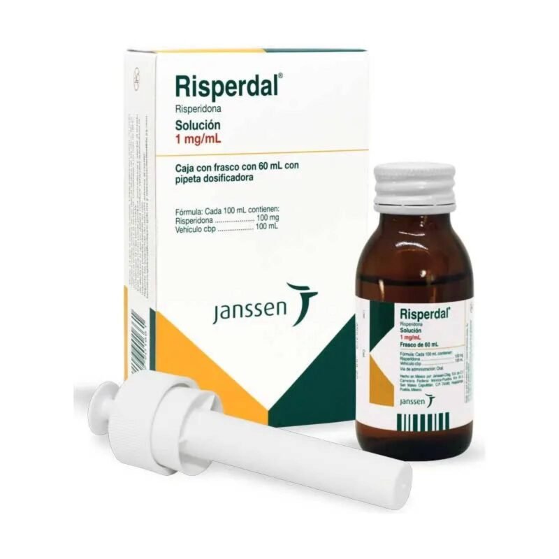 RISPERDAL 1 MG/ML SOLUCION ORAL X 30 ML JANSENN
