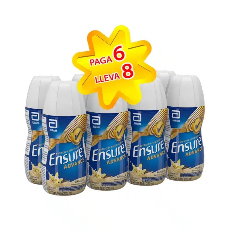 ENSURE ADVANCE  VAINILLA PAG 6 LLEVE 8 (ABBOTT NUTRITION)