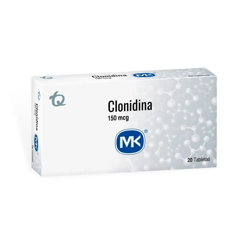 CLONIDINA 150 MG CAJA X 20 TABLETAS (MK)