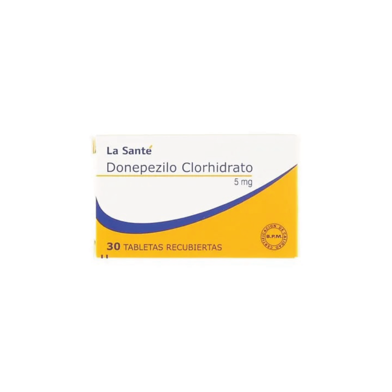 DONEPEZILO CLORHIDRATO 5 MG CAJA X 30 TABLETAS (LA SANTE)