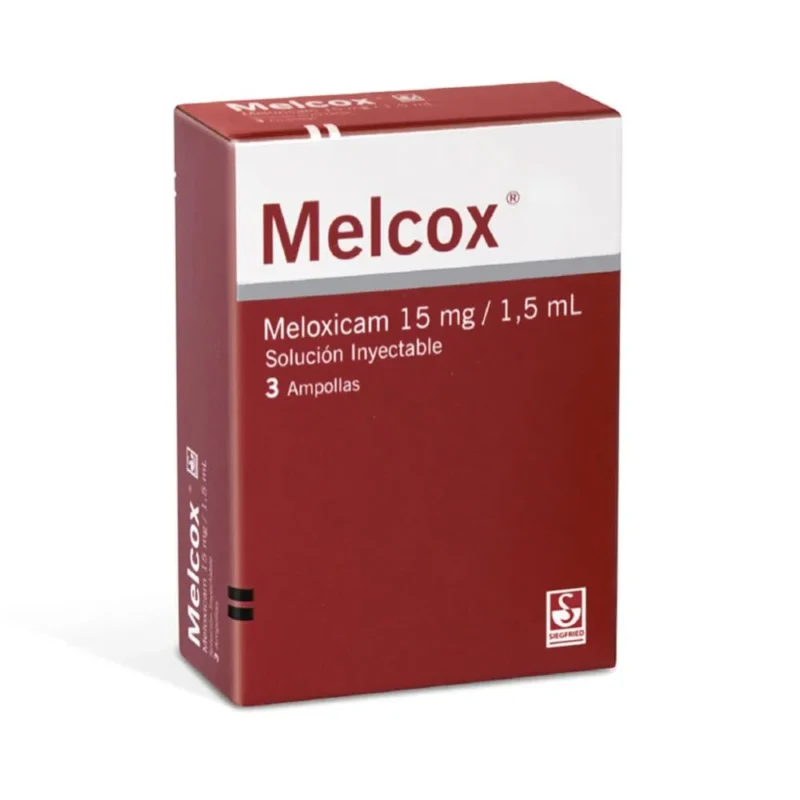 MELCOX 15 MG INYECTABLE X 3 AMPOLLAS SIEGFRIED
