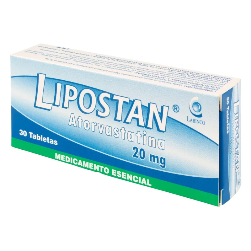 ATORVASTATINA 20 MG LIPOSTAN CAJA X 30 TABLETAS (LABINCO)