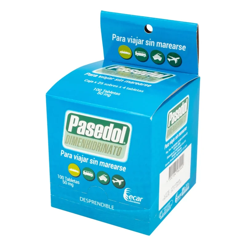 PASEDOL 50 MG CAJA X 100 TABLETAS (ECAR)