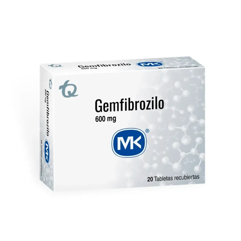 GEMFIBROZILO 600 MG CAJA X 20 TABLETAS (MK)
