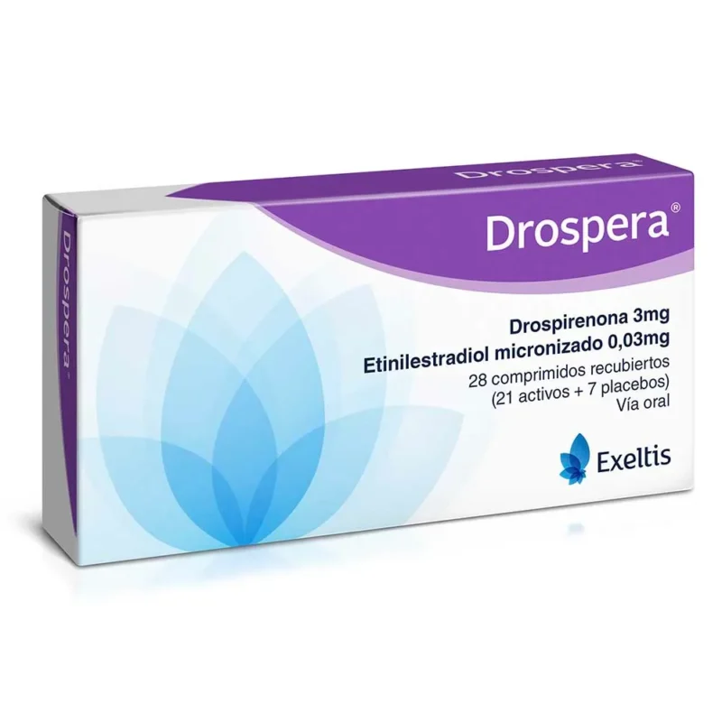 DROSPERA 0.03/3 MG CAJA X 28 TABLETAS (EXELTIS)