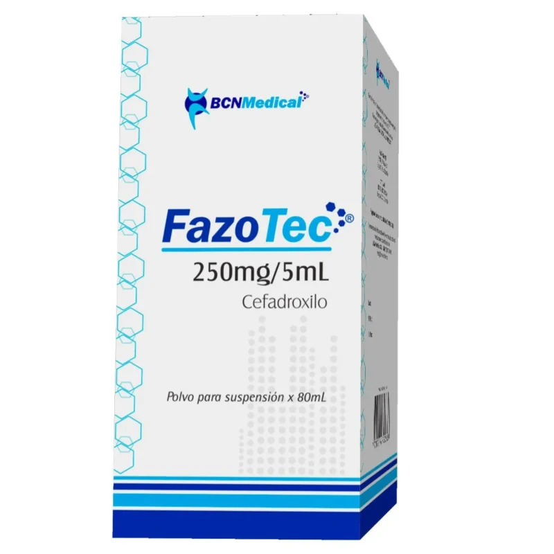 FAZOTEC 250 MG SUSPENSION FRASCO X 80 ML (BCN)