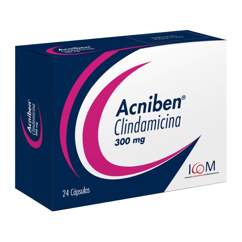 ACNIBEN 300 MG CLINDAMICINA CAJA X 24 CAPSULAS (ICOM)