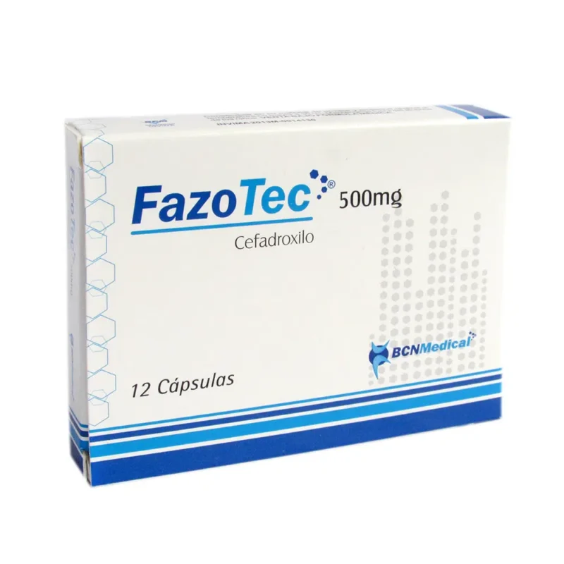 FAZOTEC 500 MG CAJA  X 12 CAPSULAS (BCN)