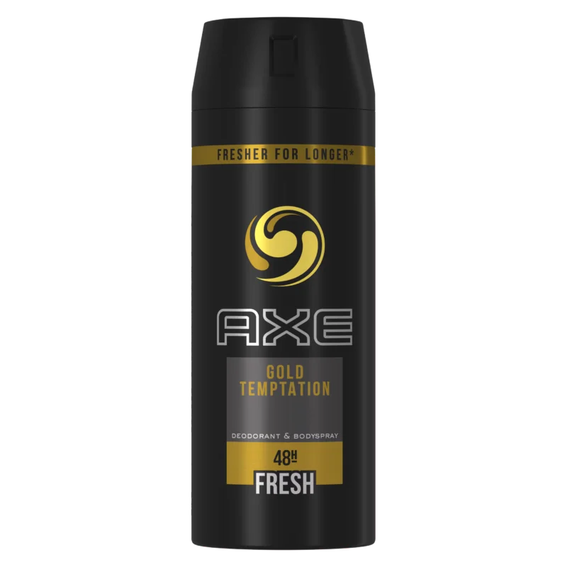 AXE BODY SPRAY GOLD TEMPTATION FRASCO X 150 ML  (UNILEVER)
