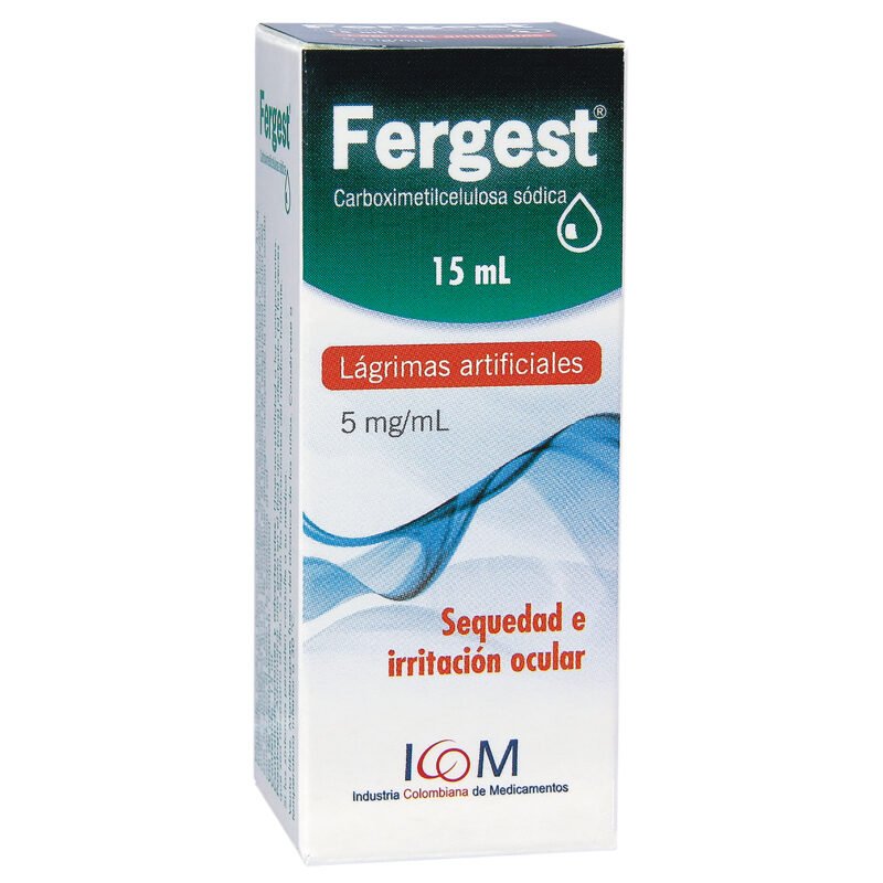 FERGEST 0.5% GOTAS OFTALMICAS CARBOXIMETILCELULOSA FRASCO X 15 ML  (ICOM PHARMA)