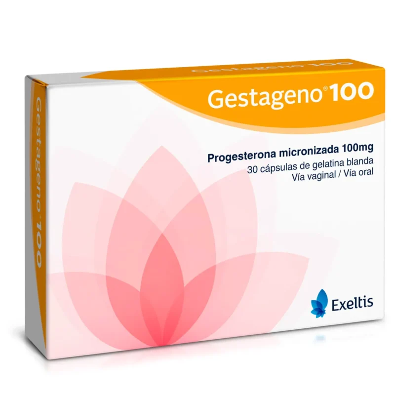 GESTAGENO 100 MG CAJA  X 30 CAPSULAS (EXELTIS)