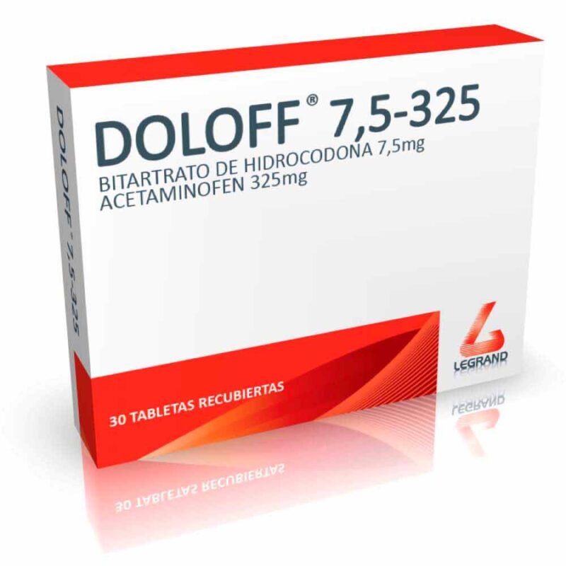 DOLOFF 7.5/325 MG CAJA X 30 TABLETAS (LEGRAND)