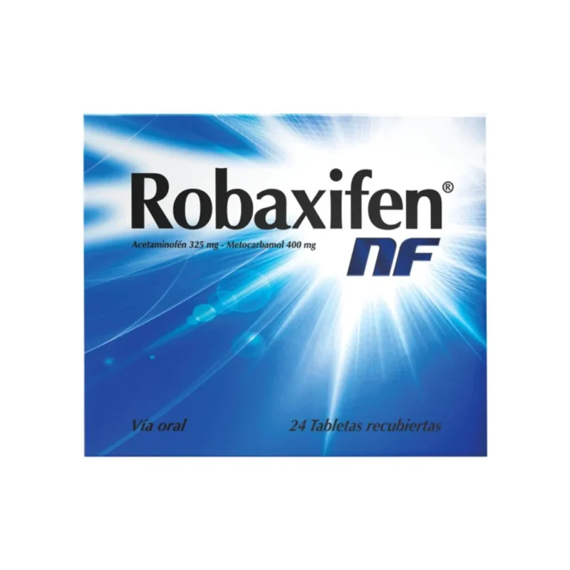 ROBAXIFEN NF CAJA X 24 TABLETAS ACETAMIN325 METOCAR400)(GLAXO)