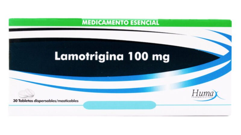LAMOTRIGINA 100 MG CAJA X 30 TABLETAS (HUMAX)