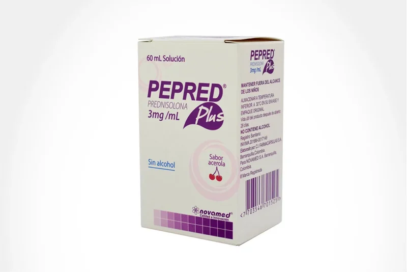 PEPRED PLUS 3 MG  SOLUCION  FRASCO X 60 ML  (NOVAMED)  (PREDNISOLONA)