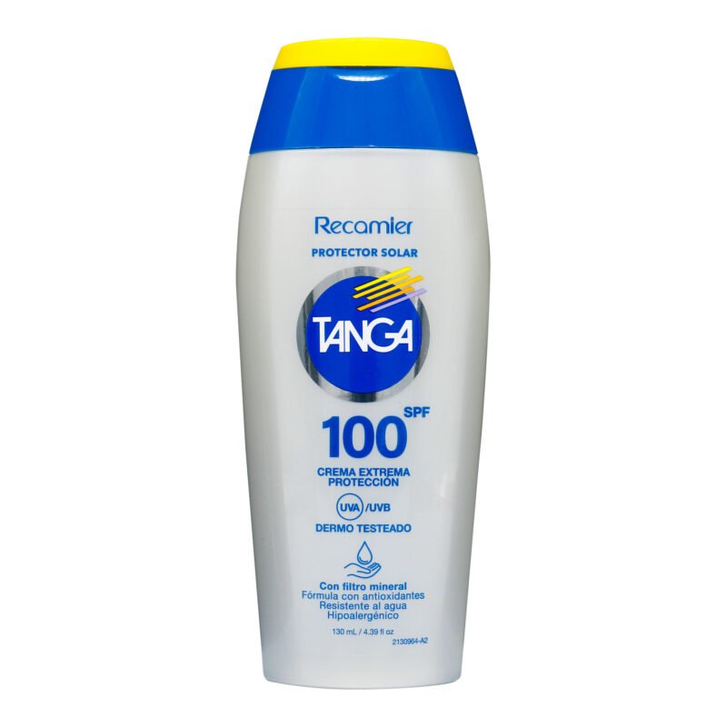 TANGA SPF 100 BLOQUEADOR EN CREMA FRASCO X 130 ML (RECAMIER)