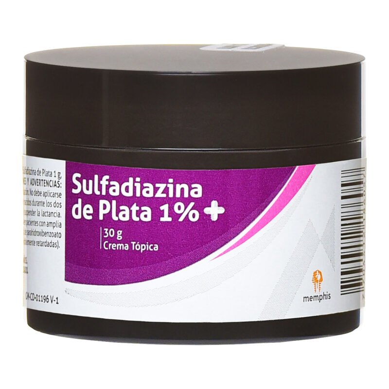 SULFADIAZINA DE PLATA (MEMPHIS)  X 30 GR