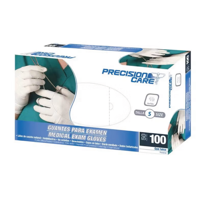 GUANTES CIRUGIA LATEX TALLA S CAJA  X 100 UNIDADES (PRECISION/CARE)