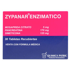 ZYPANAR ENZIMATICO CAJA X 30 TABLETAS (QUIMICA PATRIC)