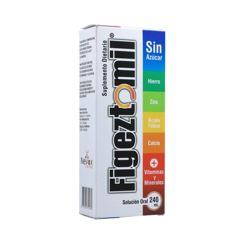 FIGEZTOMIL SOLUCION SIN AZUCAR FRASCO X 240 ML (NEVOX)