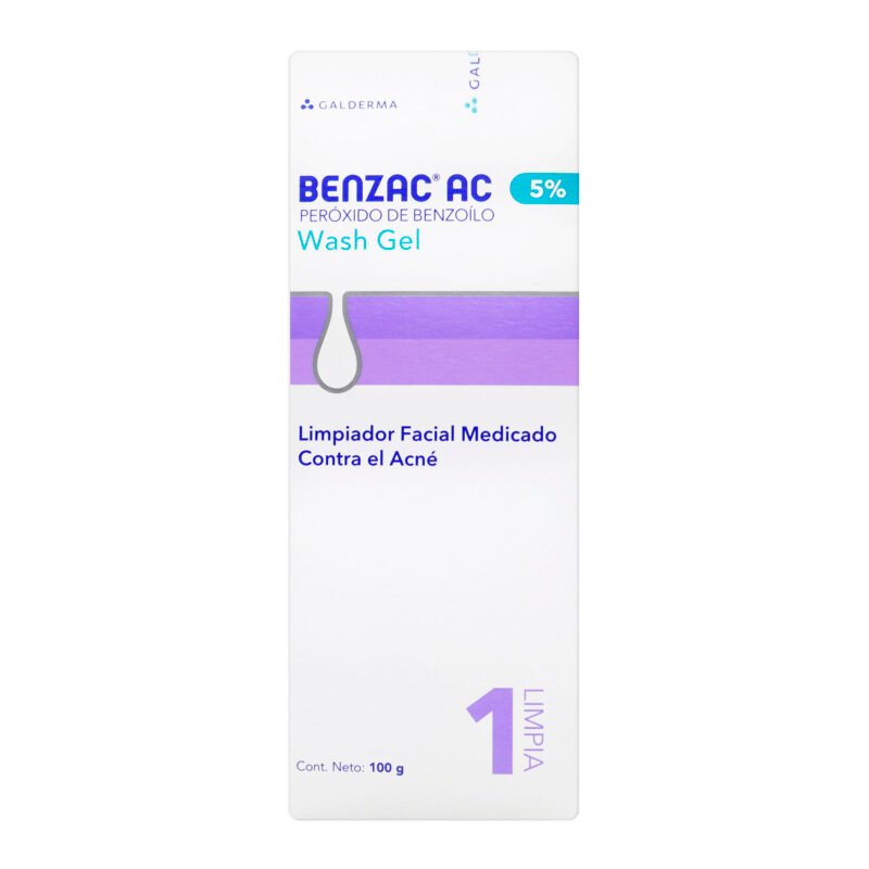 BENZAC AC WASH 5  GEL TUBO X 100 GR (GALDERMA)