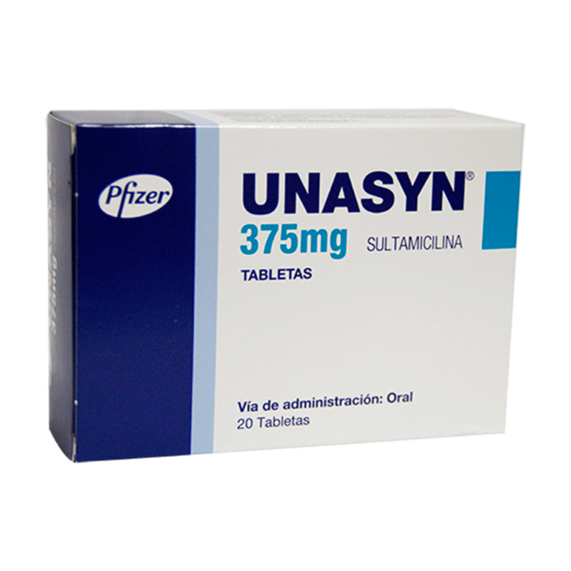 UNASYN 375 MG CAJA X 20 TABLETAS (PFIZER)