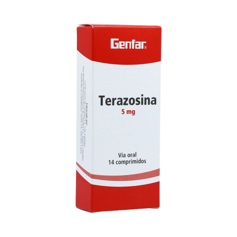 TERAZOSINA 5 MG CAJA X 14 TABLETAS (GENFAR)