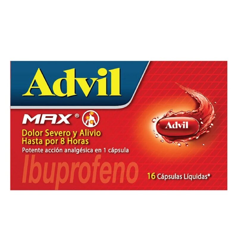 ADVIL MAX 400 MG FRASCO X 16 CAPSULAS (HALEON)
