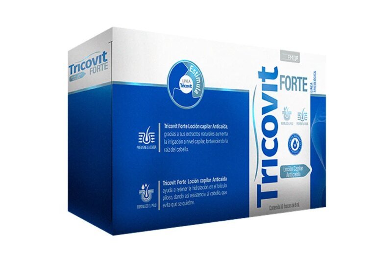 TRICOVIT FORTE LOCION CAPILAR CAJA X 10 AMPOLLAS (SUIPHAR)