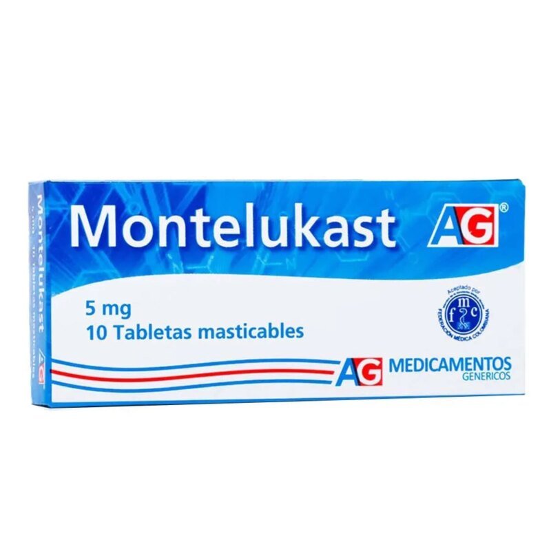 MONTELUKAST 5 MG (PAULY)  X 10 TABLETAS