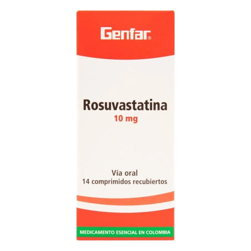 ROSUVASTATINA 10 MG (GENFAR)  X 14 TABLETAS