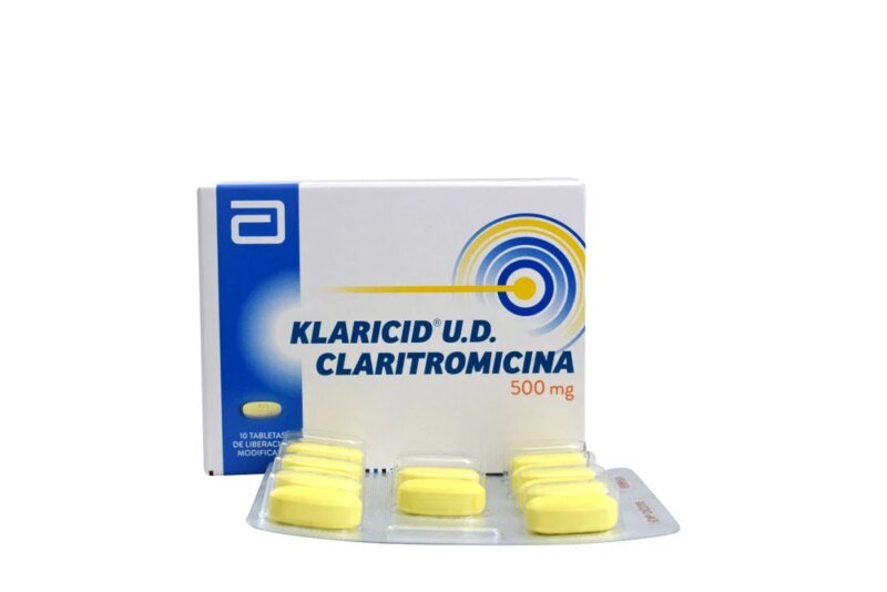 KLARICID U.D 500 MG CAJA X 10 TABLETAS (ABBOTT LAFRANCOL)