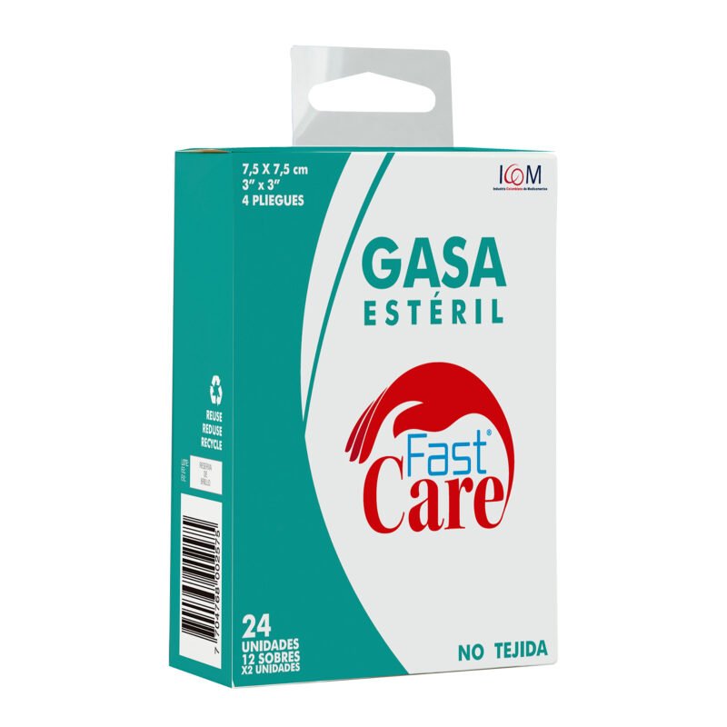 GASA ESTERIL NO TEJIDA 3 X 3 CAJA X 24 UNIDADES (ICOM)