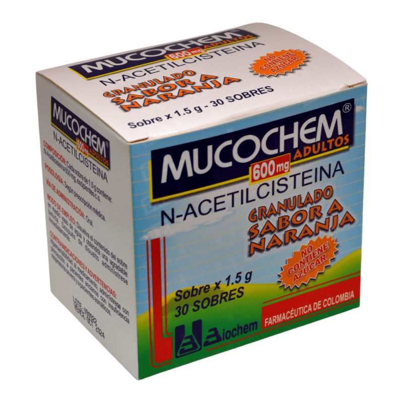 MUCOCHEM 600 MG ADULTO (BIOCHEM)  X 30 SOBRES
