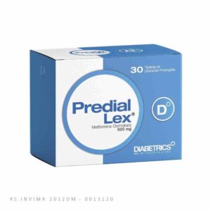 PREDIAL LEX 500 MG CAJA X 30 TABLETAS (DIABETRICS)