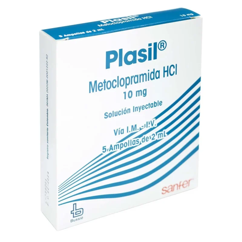 PLASIL 10 MG CAJA X 5 AMPOLLAS (BUSSIE)