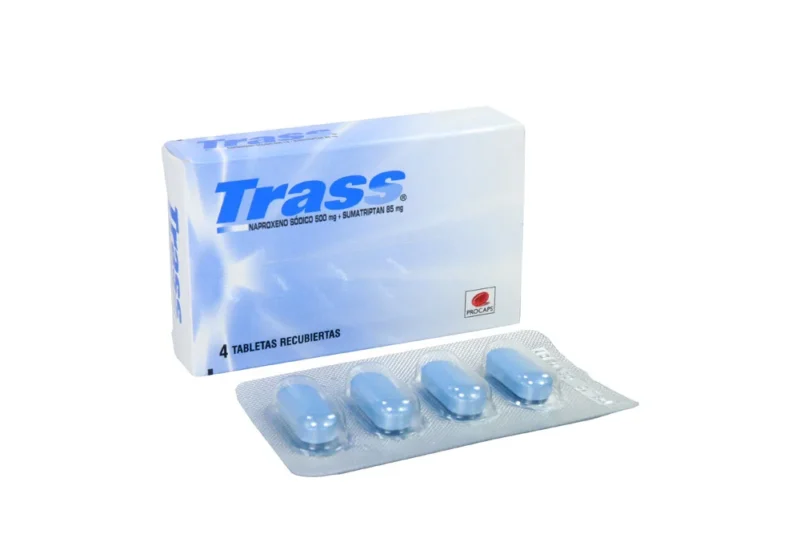 TRASS 500/85 MG CAJA X 4 TABLETAS (PROCAPS)