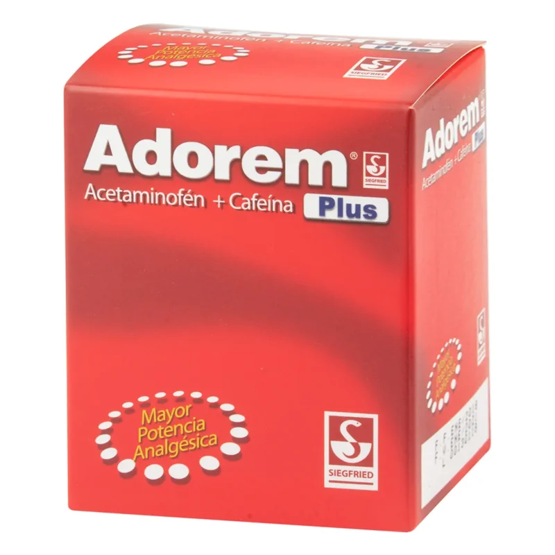 ADOREM PLUS CAJA X 100 TABLETAS (SIEGFRIED)