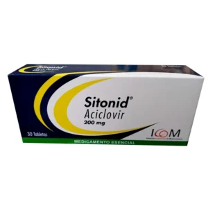 SITONID 200 MG ACICLOVIR CAJA X 30 TABLETAS (ICOM PHARMA)