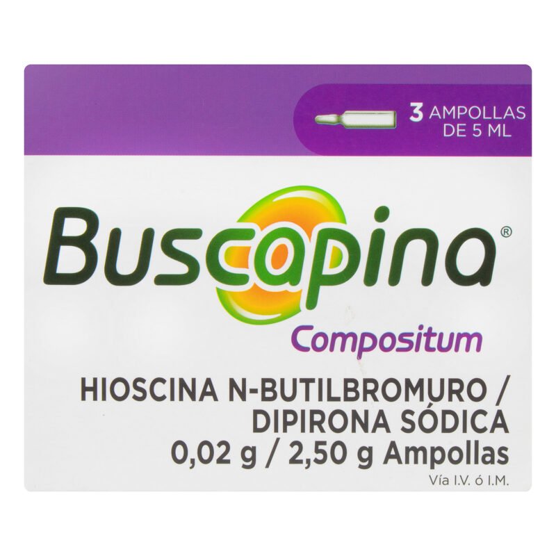 BUSCAPINA NF COMPUESTA INYECTABLE CAJA X 3 AMPOLLAS (OPELLA)