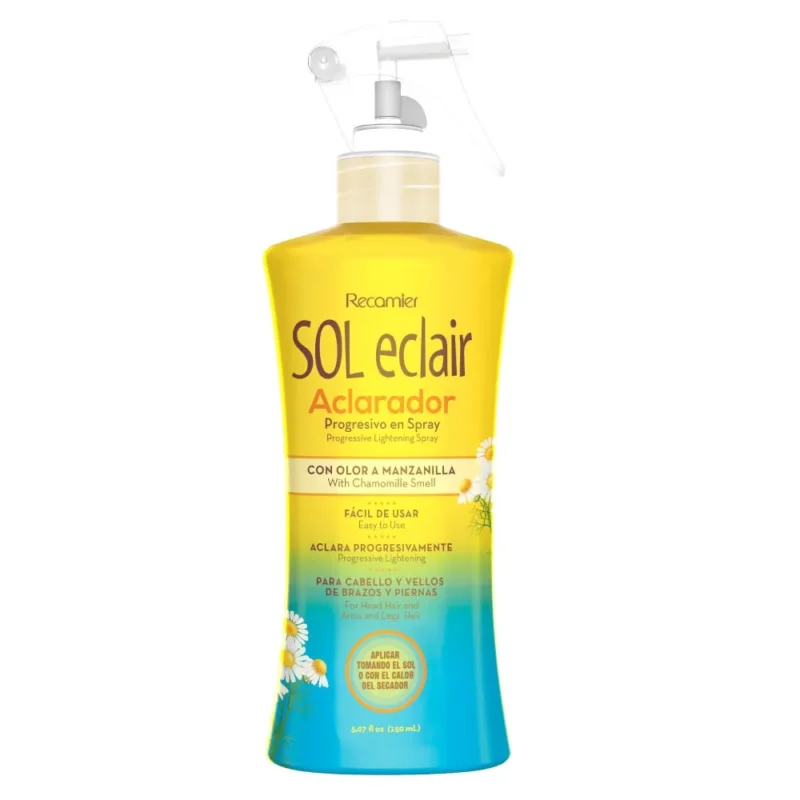 SOL ECLAIR ACLARADOR CAPILAR FRASCO X 150 ML (RECAMIER)