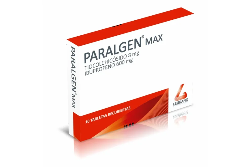 PARALGEN MAX 8 MG/600MG(TIOCOLCHI/IBUPROF)(LEGRAND  X 10 TAB