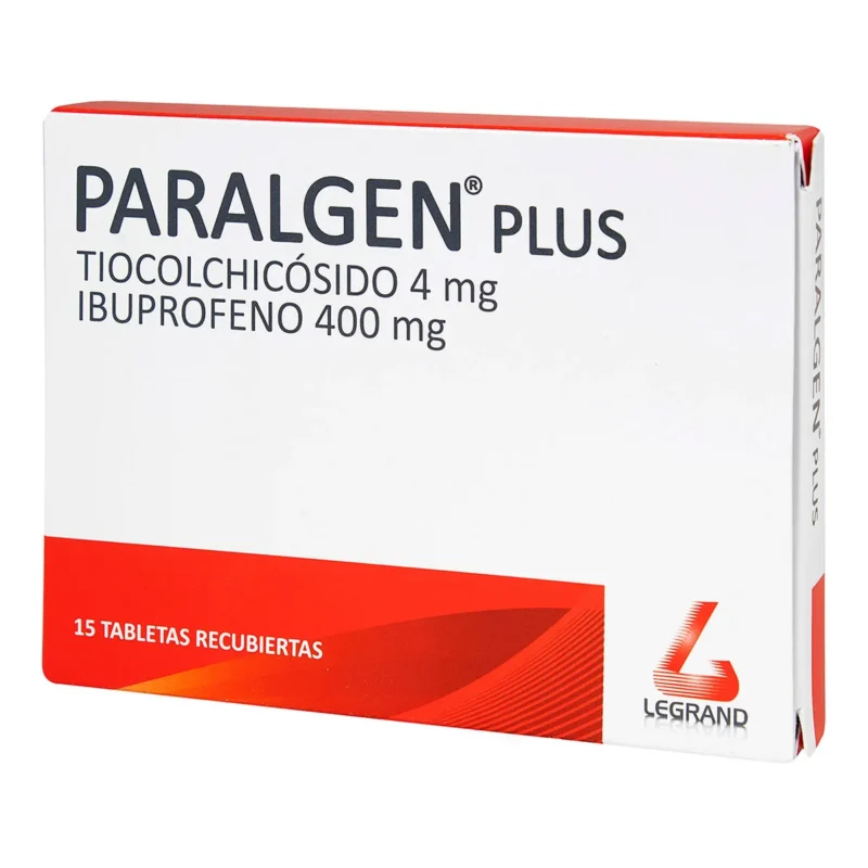 PARALGEN PLUS 4MG/400MG(TIOCOLCHIC/IBUPROF)(LEGRAN  X 15 TABLETAS