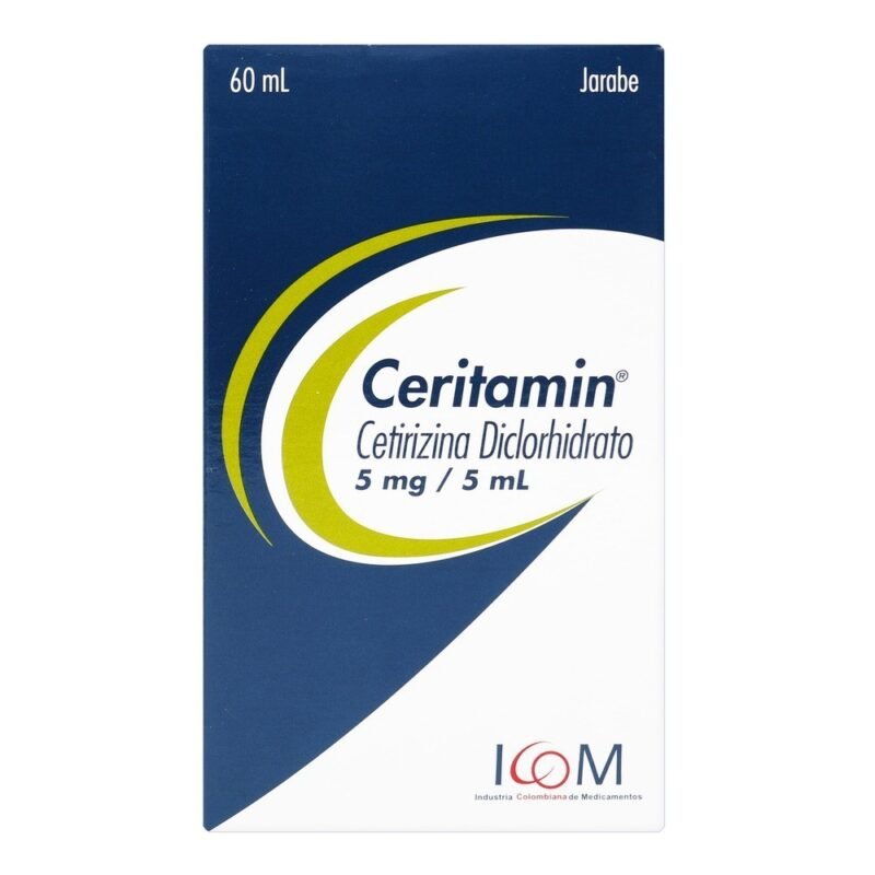 CERITAMIN JARABE CETIRIZINA FRASCO X 60 ML (ICOM PHARMA)