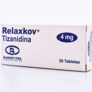 TIZANIDINA 4 MG RELAXKOV CAJA X 20 TABLETAS (BLASKOV)