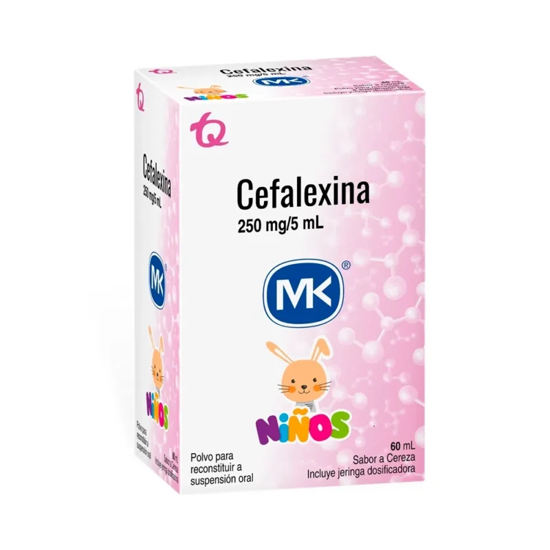 CEFALEXINA 250 MG SUSPENSION FRASCO X 60 ML (MK)