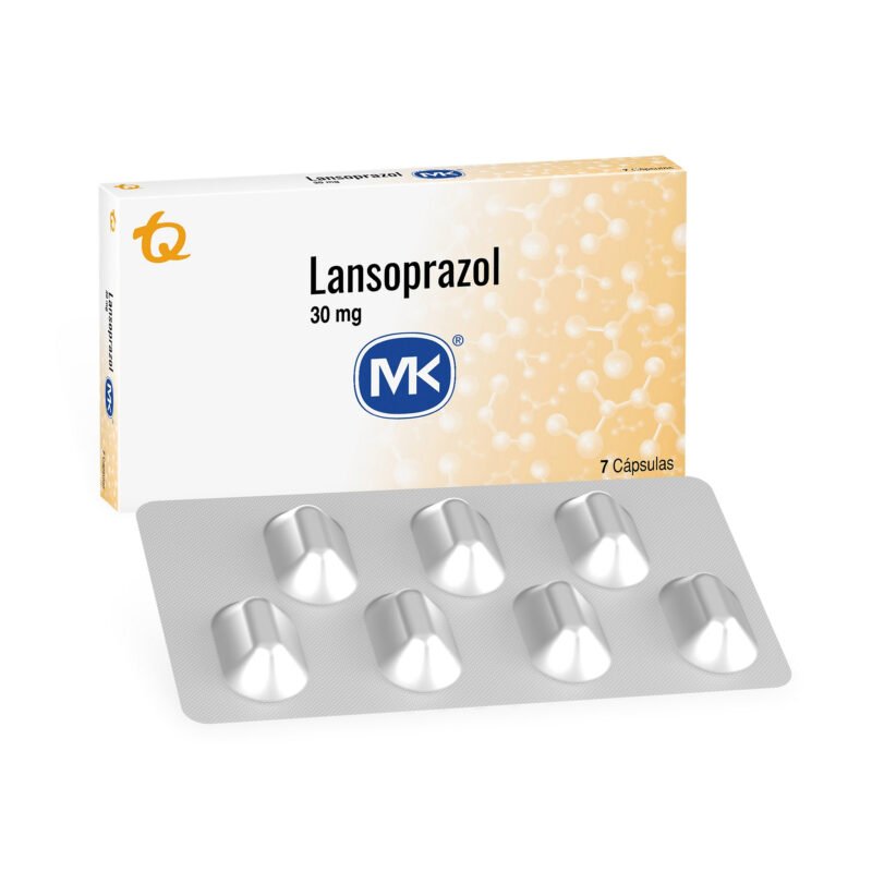 LANSOPRAZOL 30 MG  CAJA X 7 CAPSULAS (MK)